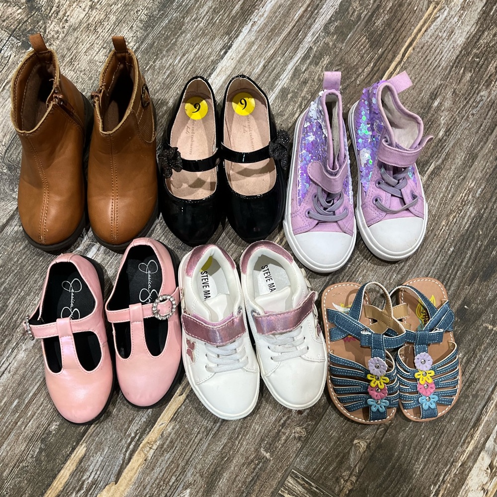 Brown Leather Kids Ankle Boots
